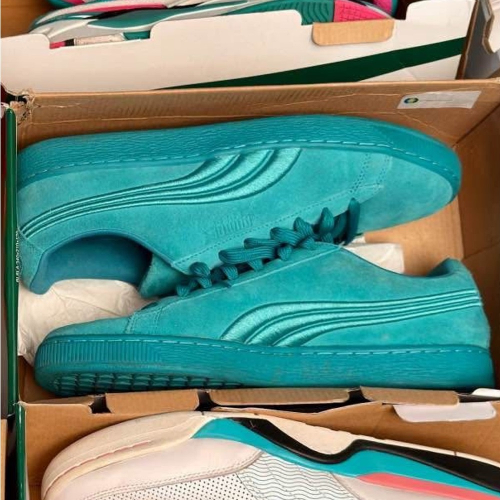 Puma Teal Sneakers
